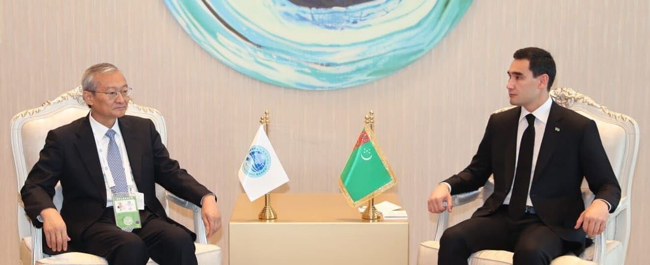 Встреча ГС с президентом Туркменистана