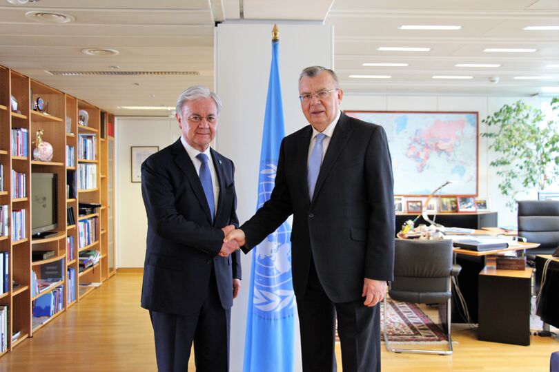 Встреча Генерального секретаря ШОС с Исполнительным директором УНП ООН