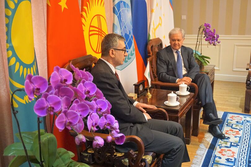 Встреча Генерального секретаря ШОС с Чрезвычайным и Полномочным Послом Ирака в КНР