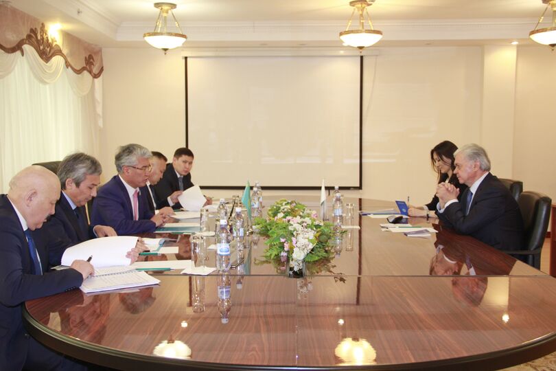 Встреча Генерального секретаря ШОС с Министром культуры и спорта Республики Казахстан