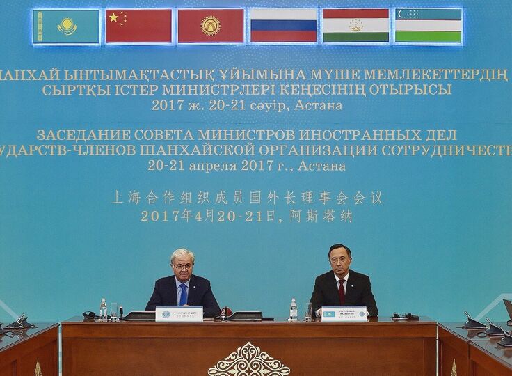 Совместный пресс-брифинг Министра иностранных дел Республики Казахстан и Генерального секретаря ШОС