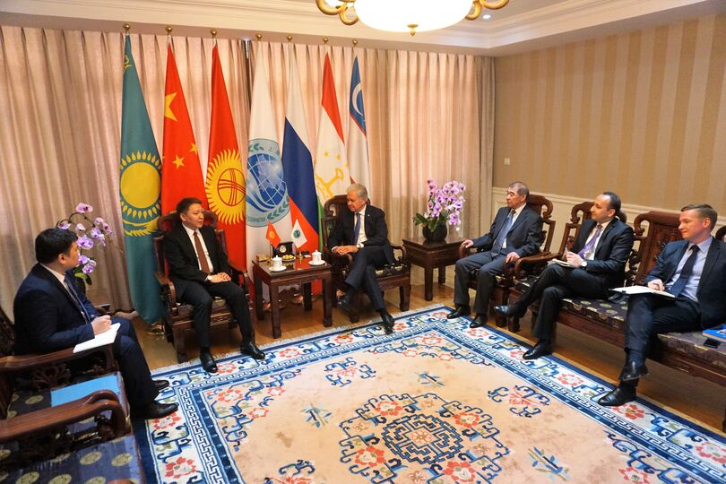 Встреча Генерального секретаря ШОС с Чрезвычайным и Полномочным Послом Кыргызской Республики в Китайской Народной Республике