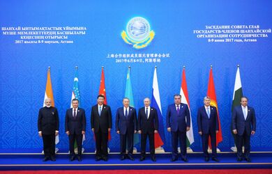 Заседание Совета глав государств-членов Шанхайской организации сотрудничества
