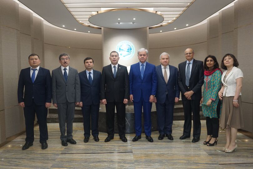 Совместная пресс-конференция Генерального секретаря ШОС и Чрезвычайного и Полномочного Посла Республики Казахстан