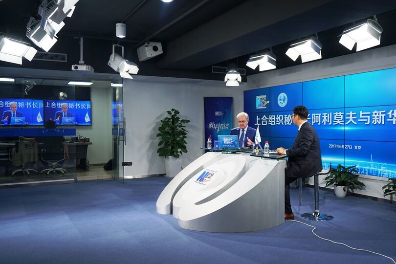 Онлайн-беседа Генерального секретаря ШОС с интернет-пользователями Синьхуанет