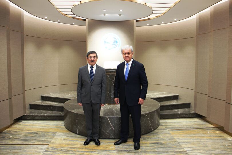 Встреча Посла Узбекистана с Генеральным секретарем ШОС