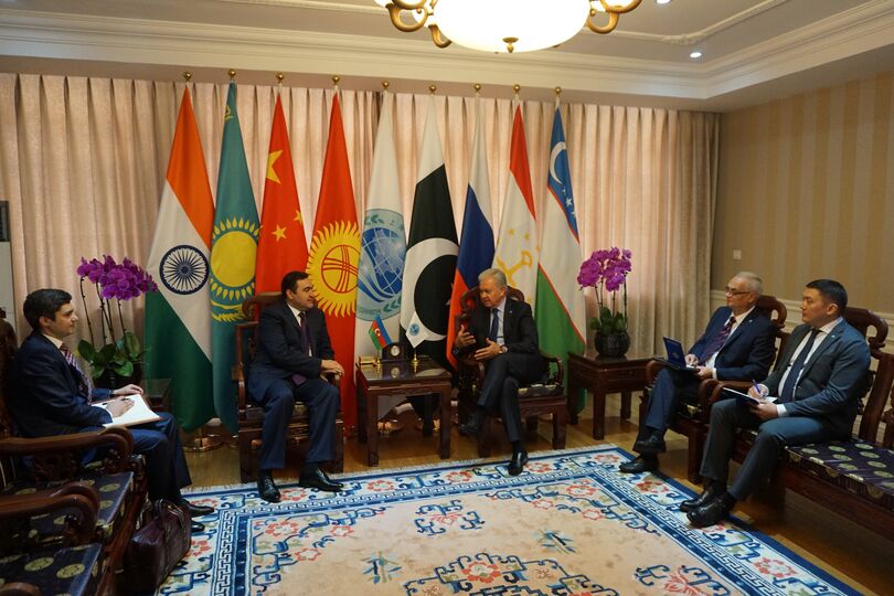 Встреча Генерального секретаря ШОС с Чрезвычайным и Полномочным Послом Азербайджанской Республики в Китайской Народной Республике