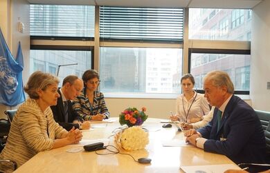 Встреча Генерального секретаря ШОС с Генеральным директором ЮНЕСКО 