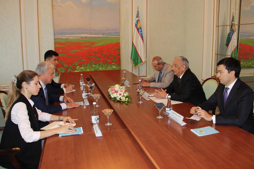 Встреча с председателем Центральной избирательной комиссии Республики Узбекистан М.Абдусаломовым.
