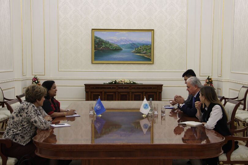 Встреча с региональным представителем УНП ООН в Узбекистане Ашитой Миттал
