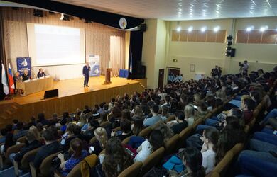 Встреча с преподавателями и студентами Сочинского государственного университета