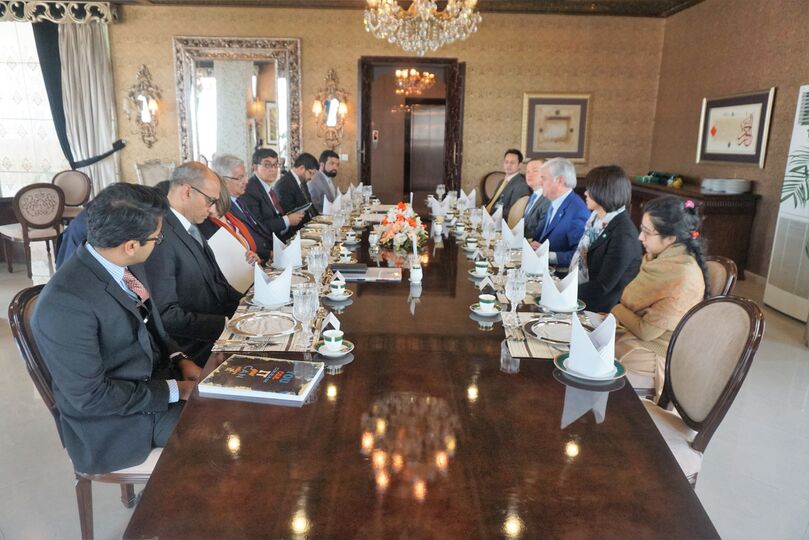 Встреча Генерального секретаря ШОС с Министром иностранных дел Пакистана