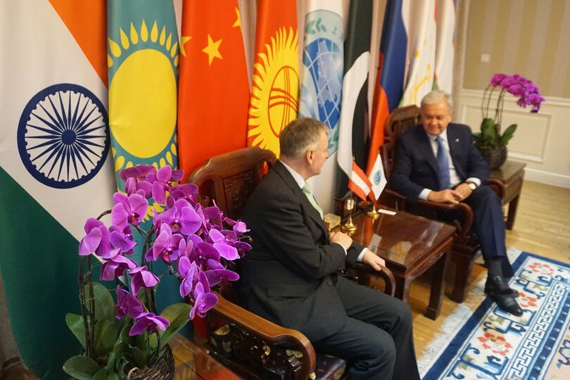 Встреча с Чрезвычайным и Полномочным Послом Австрийской Республики в КНР Фридрихом Штифтом