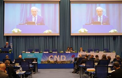 Генеральный секретарь ШОС выступил на пленарной сессии 61-й сессии Комиссии ООН по наркотическим средствам