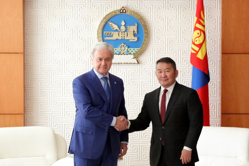 Встреча с Президентом Монголии Х.Баттулгой