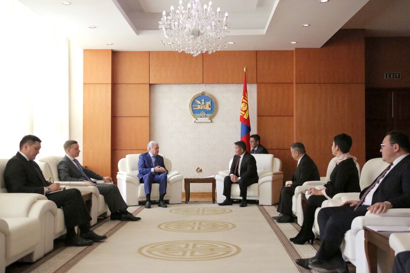 Встреча с Президентом Монголии Х.Баттулгой