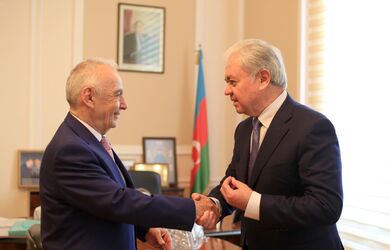 Встреча Генерального секретаря ШОС с мэром Баку