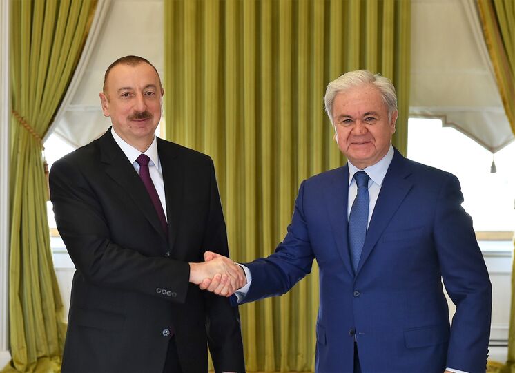 Генеральный секретарь ШОС встретился с Президентом Азербайджана