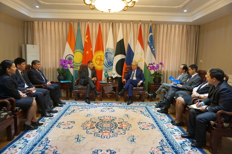 Генеральный секретарь ШОС встретился с Послом Казахстана в КНР