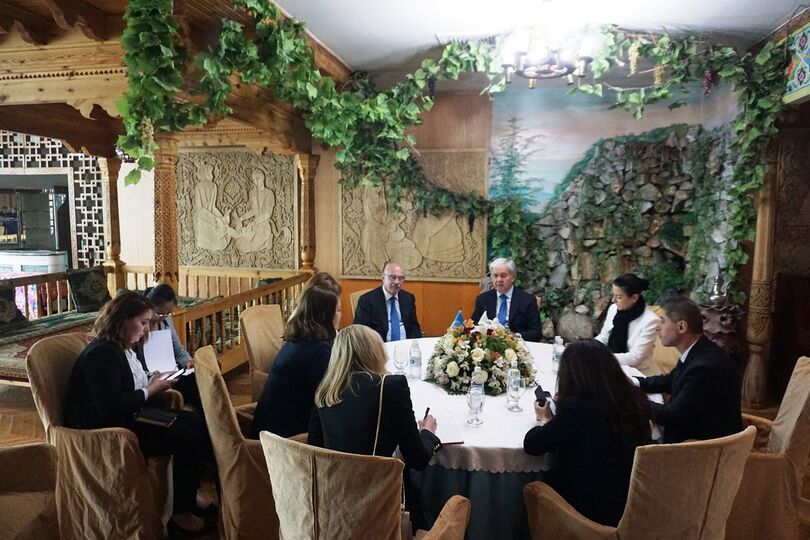 Встреча Генерального секретаря ШОС Р.Алимова с высокопоставленными представителями системы ООН