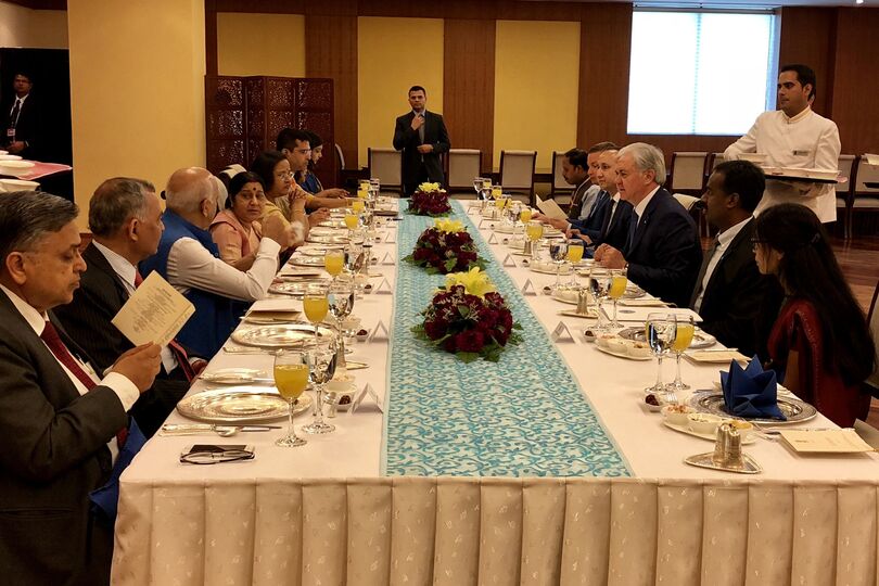 Официальный обед от имени Министра иностранных дел Индии в честь визита Генерального секретаря ШОС