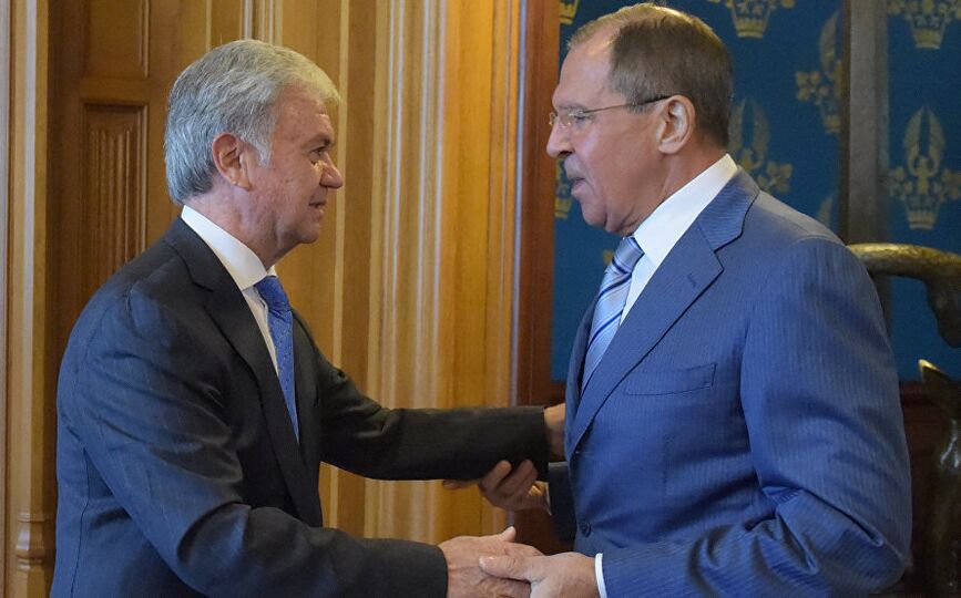 Генеральный секретарь ШОС поздравил C.В.Лаврова с назначением на должность Министра иностранных дел Российской Федерации