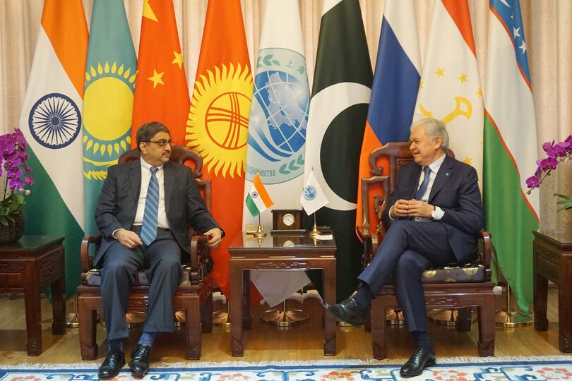 Встреча с Чрезвычайным и Полномочным Послом Республики Индии в КНР