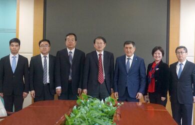 Генеральный секретарь ШОС посетил учебный корпус Шэньсийского педагогического университета