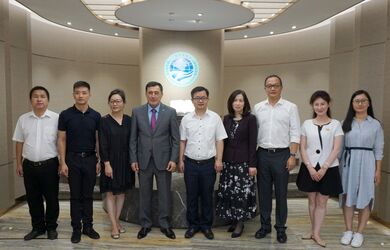Генеральный секретарь ШОС встретился  с заместителем мэра г. Куньмин