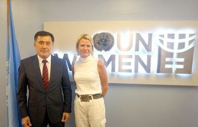 Генеральный секретарь ШОС посетил головной офис «ООН-Женщины»