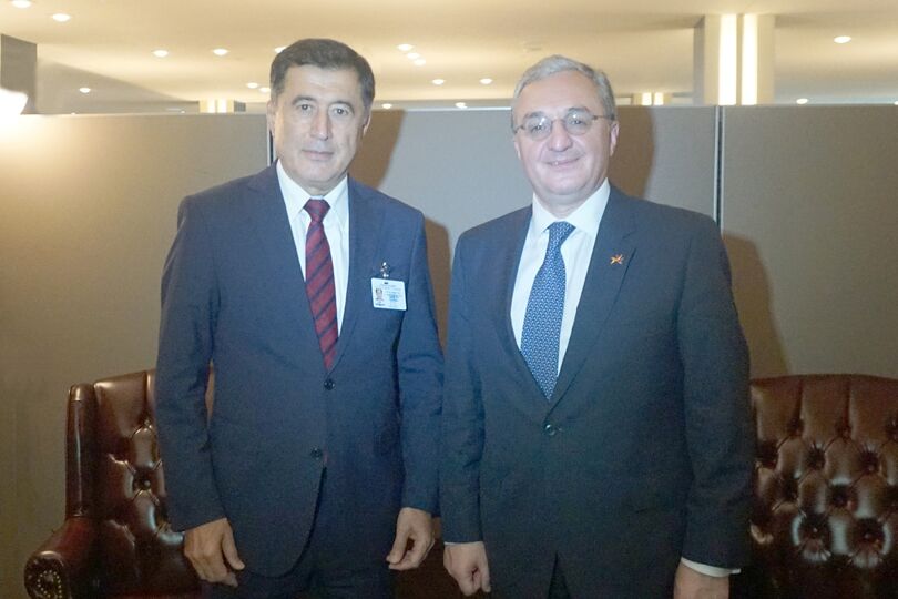 Генеральный секретарь ШОС Владимир Норов встретился с Министром иностранных дел Армении Зограбом Мнацаканяном
