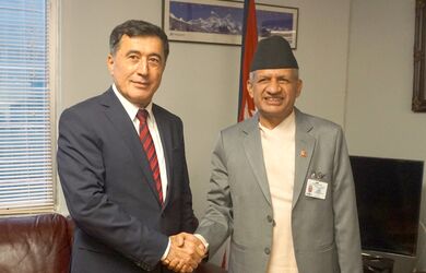 Генеральный секретарь ШОС встретился с Министром иностранных дел Непала