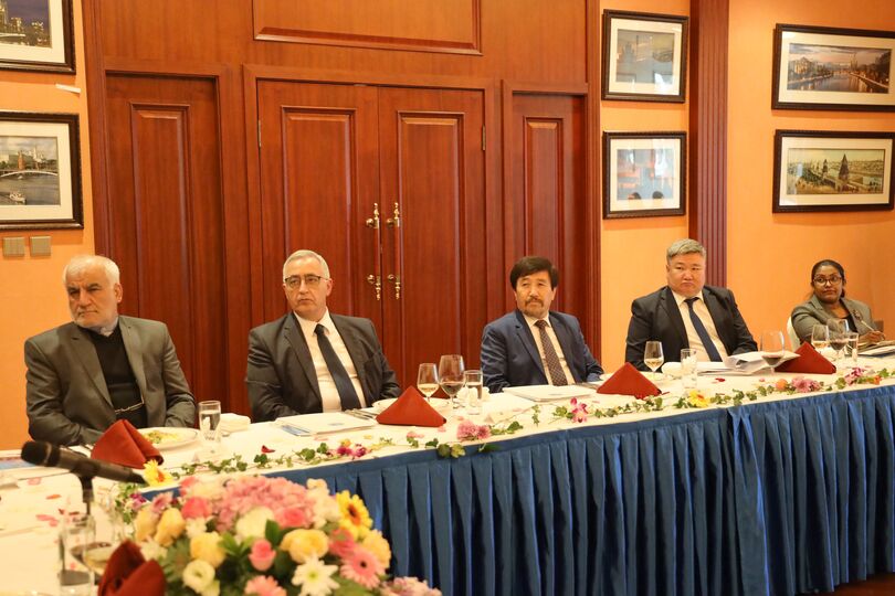 Встреча Генерального секретаря Владимира Норова с руководителями дипломатических миссий государств-наблюдателей и партнеров по диалогу ШОС
