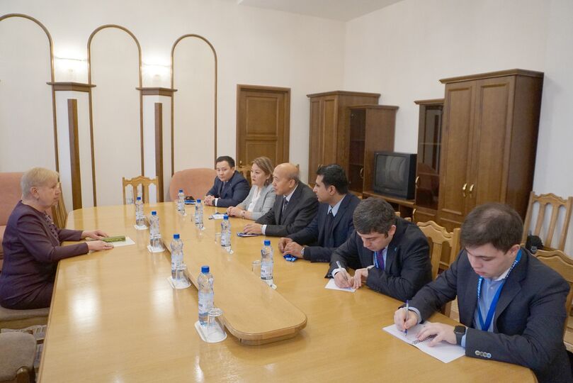 Делегация ШОС встретилась с Главой Центризбиркома Республики Беларусь 