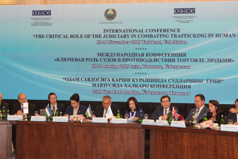 В Ташкенте с участием ШОС состоялась  Международная конференция  «Ключевая роль судов в противодействии торговле людьми»