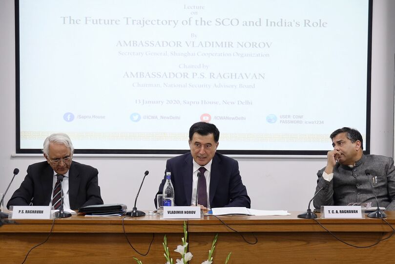 Генеральный секретарь ШОС выступил в Индийском совете по международным делам