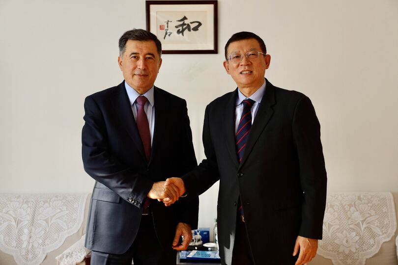 Встреча Генерального секретарь ШОС с директором Центра языкового образования и сотрудничества Китая