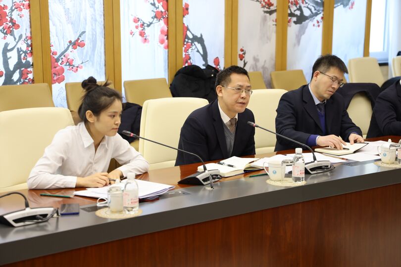 Встреча с делегацией города Ляньюньган