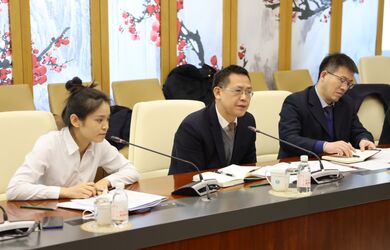 Встреча с делегацией города Ляньюньган