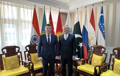 Встреча Генерального секретаря ШОС с Послом Республики Беларусь