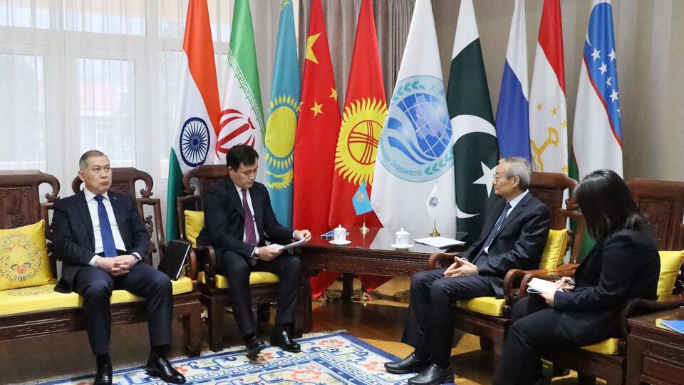 Встреча Генерального секретаря ШОС с заместителем Министра иностранных дел Республики Казахстан 