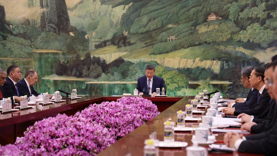 Meeting with China's President Xi Jinping