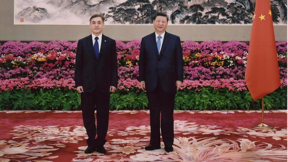 The SCO Secretary General Meets with Chinese President Xi Jinping during Ceremony of Presenting Credentials to Ambassadors of Foreign Countries to China