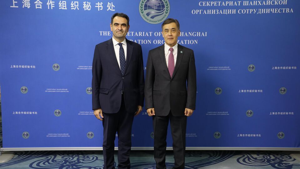SCO Secretary General met with the Ambassador of Turkey