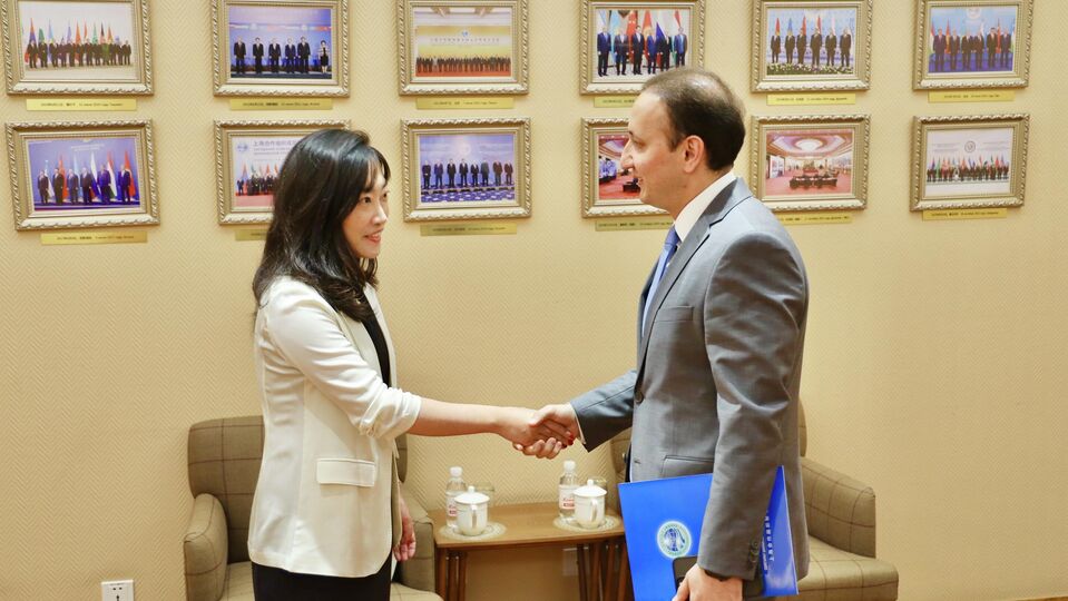 SCO Deputy Secretary General Meets with Delegation of UN Volunteer Structure