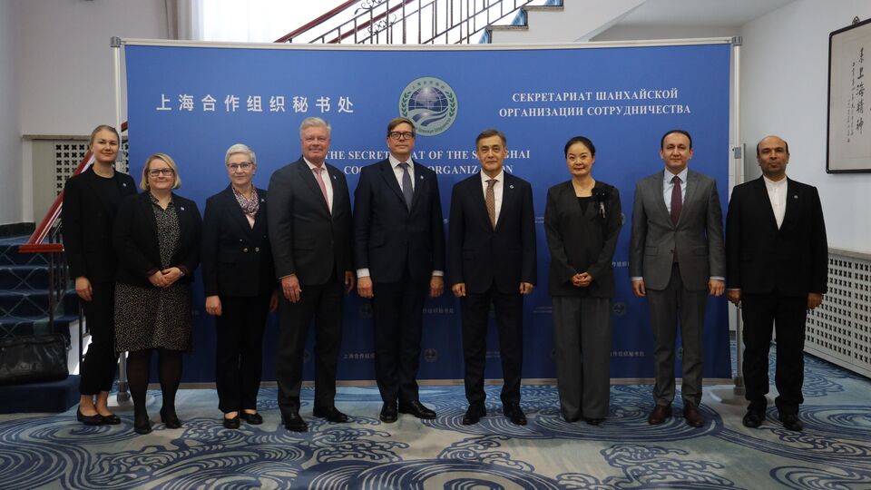 SCO Secretary General Meets with State Secretary of Finland’s Ministry of Foreign Affairs