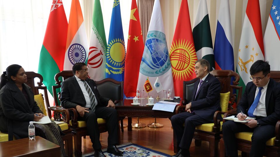 Meeting of the SCO Secretary-General with the Ambassador of Sri Lanka