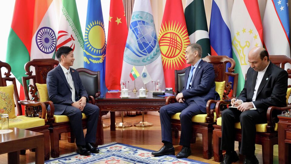 SCO Secretary-General meets with the Ambassador of Myanmar