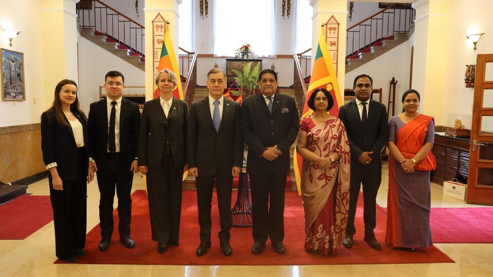 SCO Secretary-General meets the Ambassador of Sri Lanka