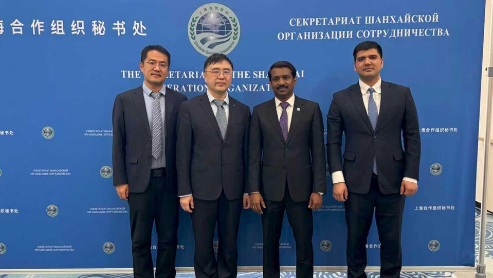 A Meeting with Representatives of the Global Energy Interconnection Development and Cooperation Organization held in the SCO Secretariat